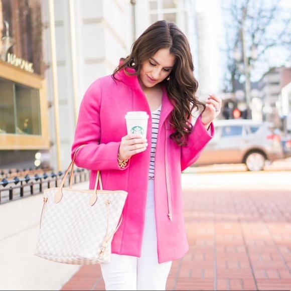 J. Crew Factory Jackets & Blazers - Pink jcrew factory city pea coat